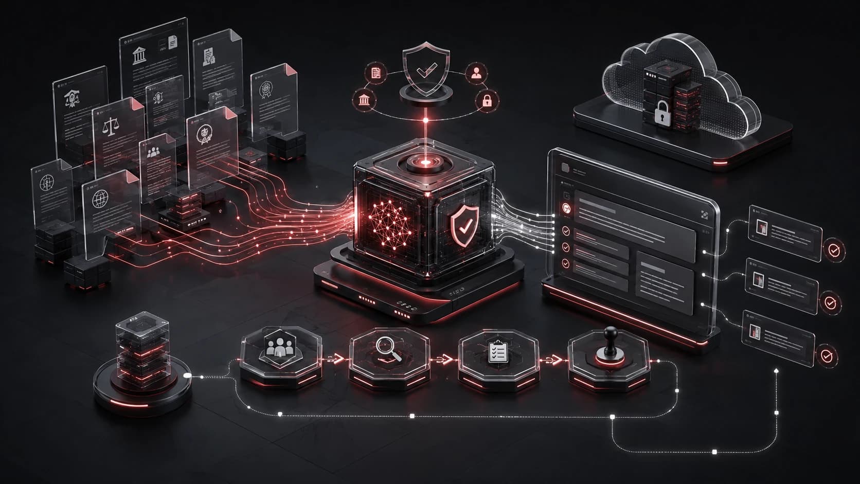 RAG-Powered Compliance Assistant case study illustration
