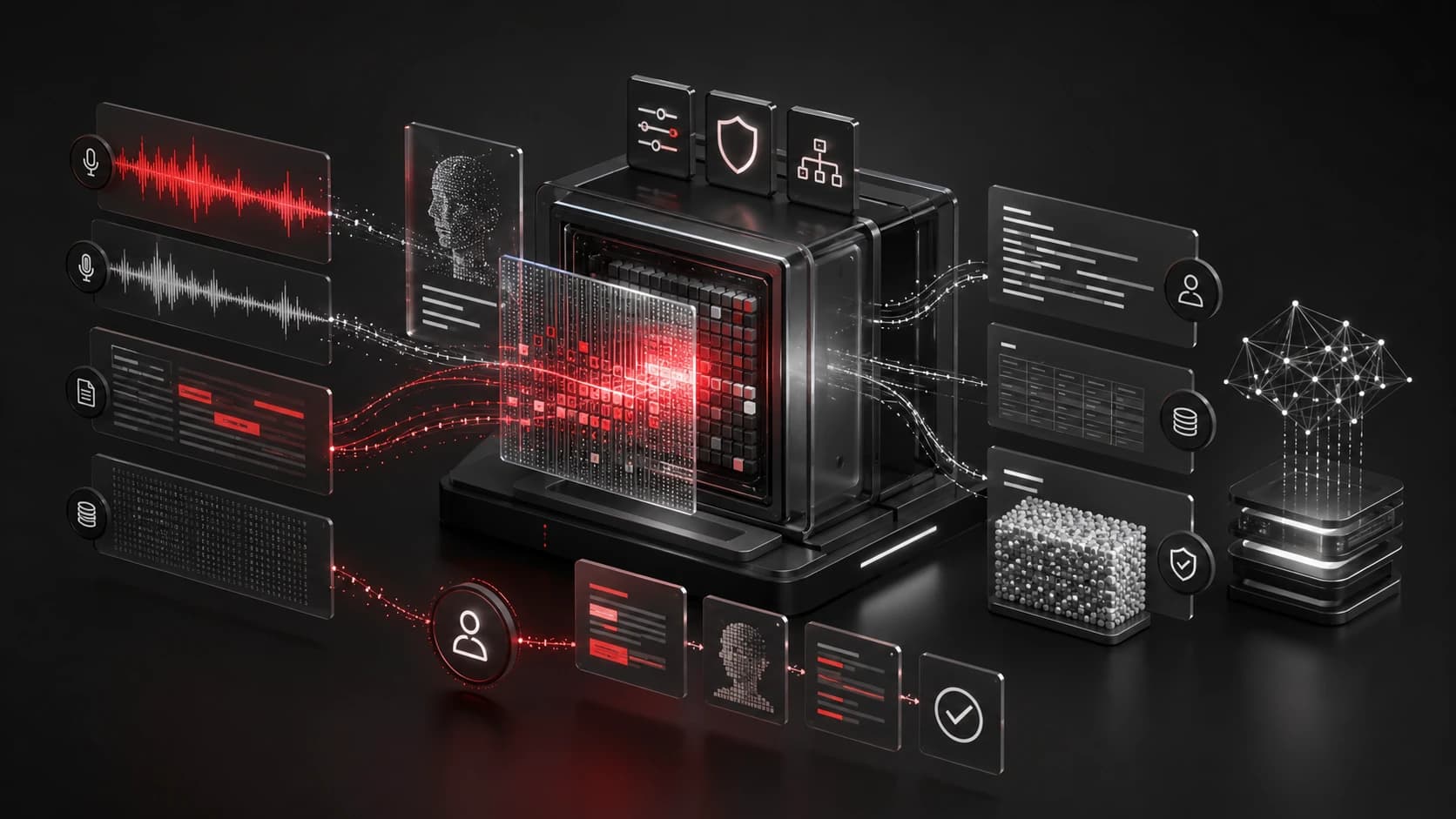 Voice and Content Anonymization case study illustration